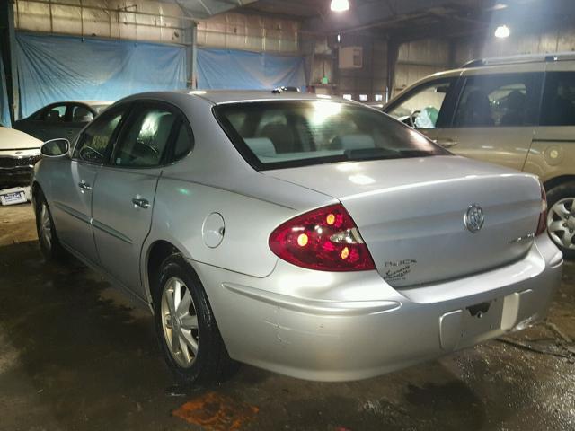 2G4WD532151262643 - 2005 BUICK LACROSSE C SILVER photo 3