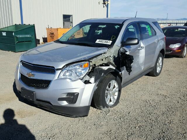 1GNALAEK9EZ108249 - 2014 CHEVROLET EQUINOX LS SILVER photo 2