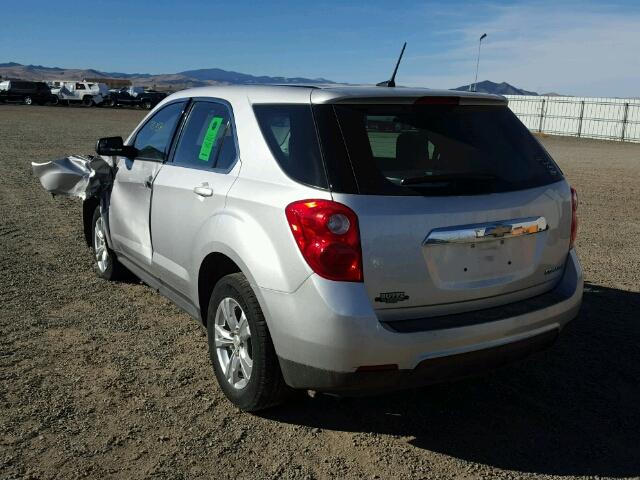 1GNALAEK9EZ108249 - 2014 CHEVROLET EQUINOX LS SILVER photo 3