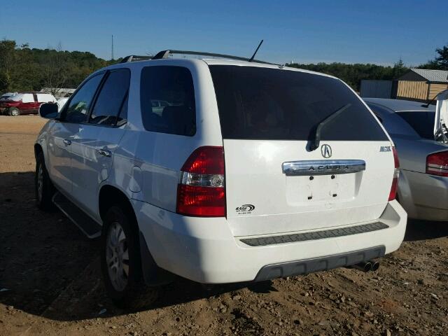 2HNYD18743H527970 - 2003 ACURA MDX TOURIN WHITE photo 3