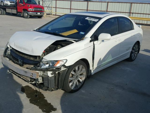 2HGFA5E54BH701374 - 2011 HONDA CIVIC SI WHITE photo 2