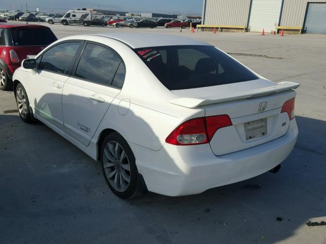 2HGFA5E54BH701374 - 2011 HONDA CIVIC SI WHITE photo 3