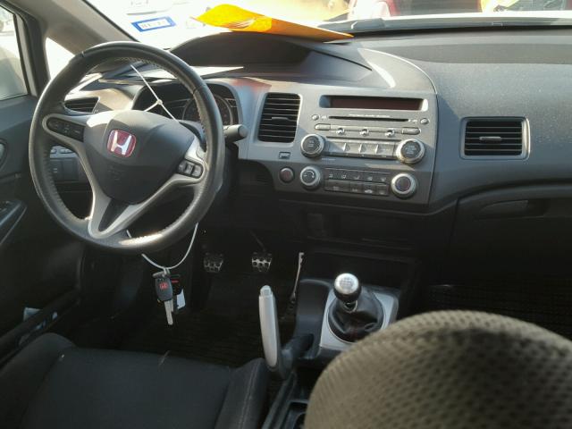 2HGFA5E54BH701374 - 2011 HONDA CIVIC SI WHITE photo 9