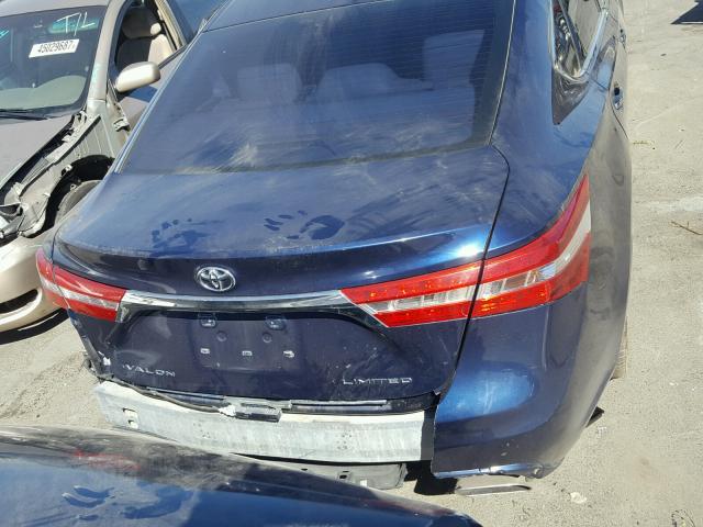 4T1BK1EB0DU056193 - 2013 TOYOTA AVALON BAS BLUE photo 10