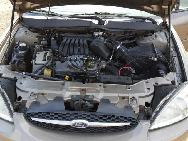 1FAFP55U72G279154 - 2002 FORD TAURUS SES TAN photo 7