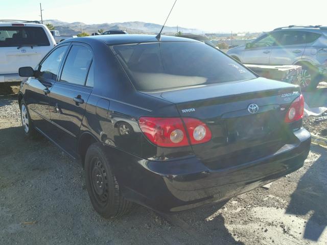 1NXBR30E06Z617732 - 2006 TOYOTA COROLLA BLACK photo 3