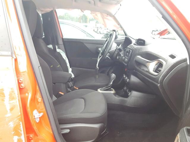 ZACCJBAT0FPB48134 - 2015 JEEP RENEGADE S 红色 照片 5