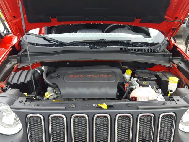 ZACCJBAT0FPB48134 - 2015 JEEP RENEGADE S 红色 照片 7