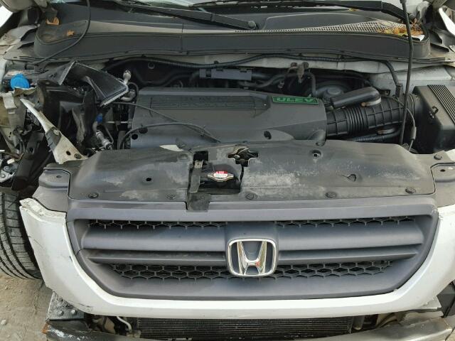 2HKYF18673H607102 - 2003 HONDA PILOT EXL SILVER photo 7