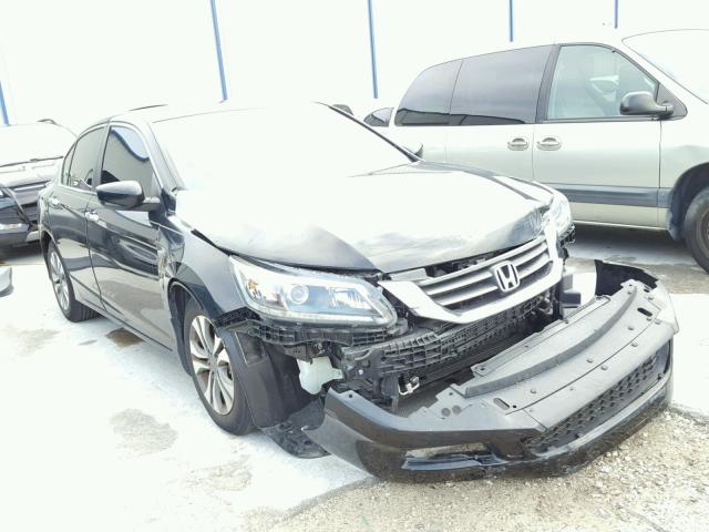 1HGCR2F38FA000591 - 2015 HONDA ACCORD LX BLACK photo 1