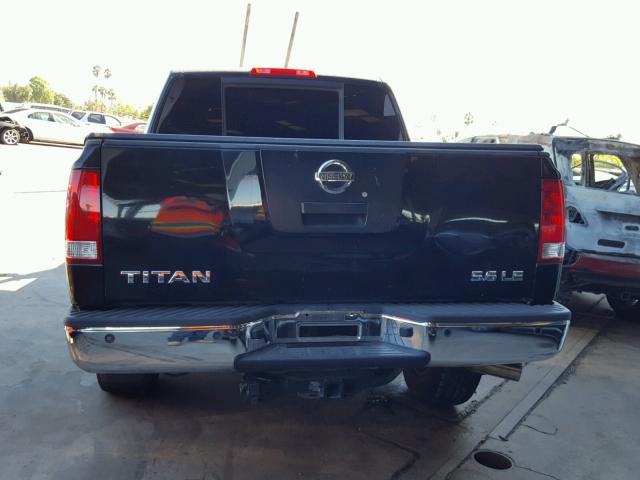 1N6AA07A35N557332 - 2005 NISSAN TITAN XE BLACK photo 10