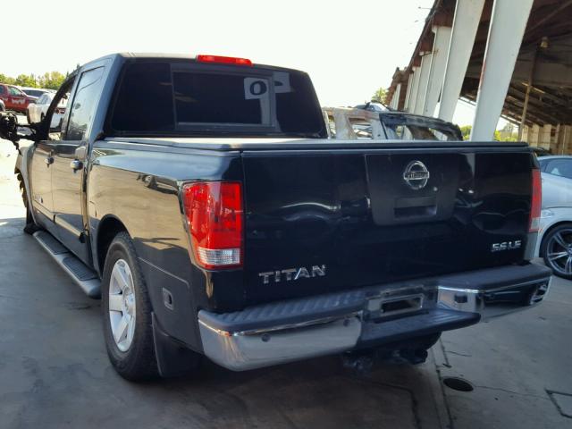 1N6AA07A35N557332 - 2005 NISSAN TITAN XE BLACK photo 3