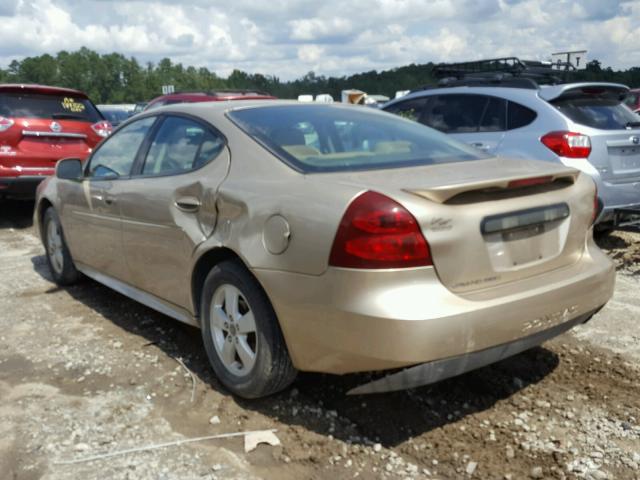 2G2WP522X51256339 - 2005 PONTIAC GRAND PRIX TAN photo 3