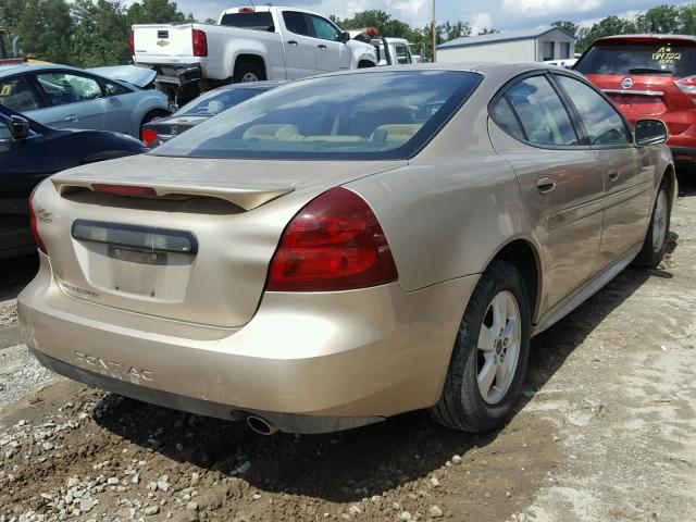 2G2WP522X51256339 - 2005 PONTIAC GRAND PRIX TAN photo 4