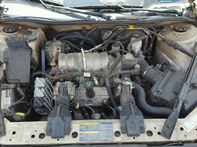 2G2WP522X51256339 - 2005 PONTIAC GRAND PRIX TAN photo 7