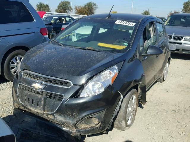 KL8CD6S90EC549065 - 2014 CHEVROLET SPARK 1LT BLACK photo 2