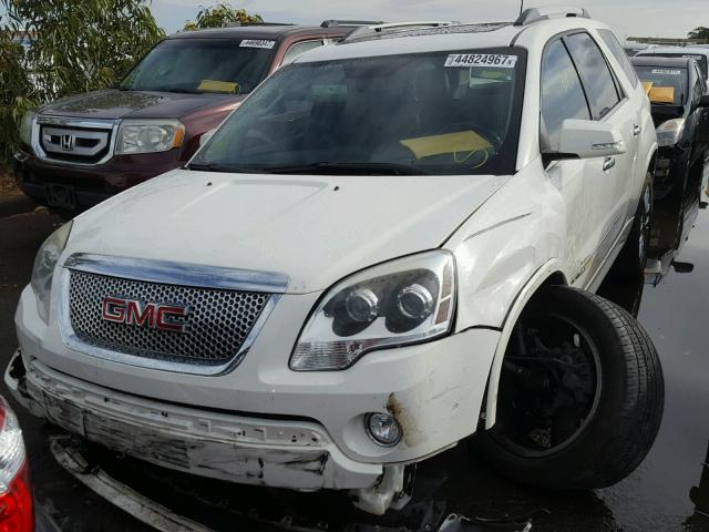 1GKKVTEDXBJ284987 - 2011 GMC ACADIA DEN WHITE photo 2