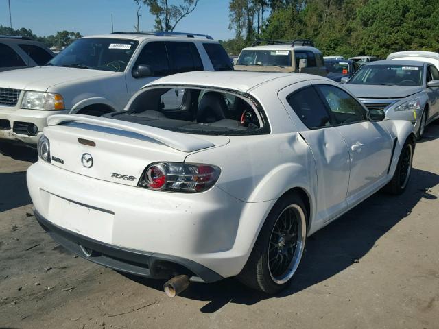 JM1FE173250143850 - 2005 MAZDA RX8 WHITE photo 4