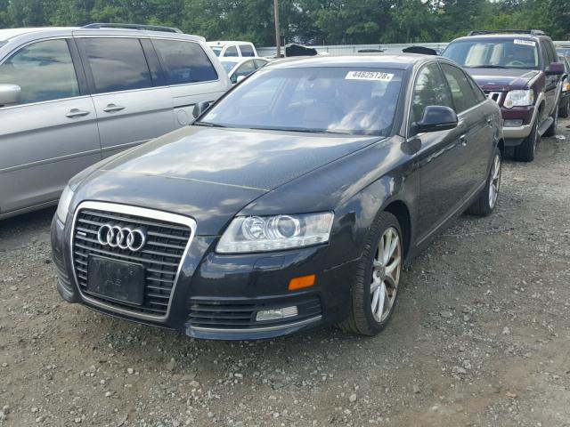 WAUSG74F89N049469 - 2009 AUDI A6 BLACK photo 2