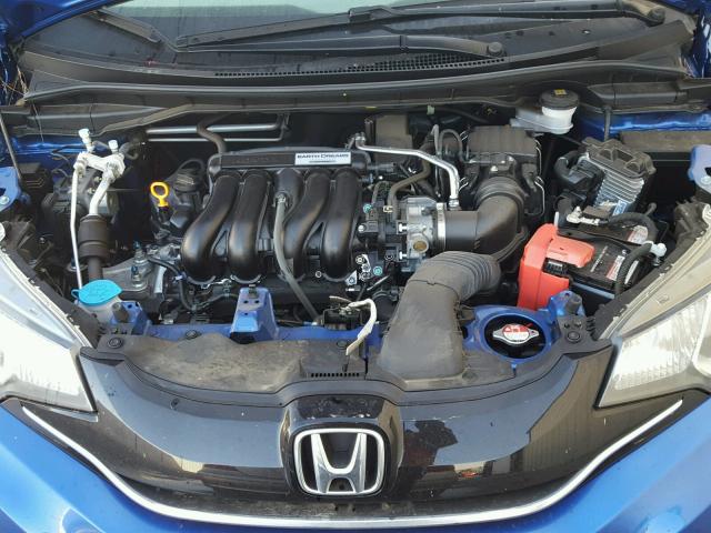 JHMGK5H70HS000571 - 2017 HONDA FIT EX BLUE photo 7