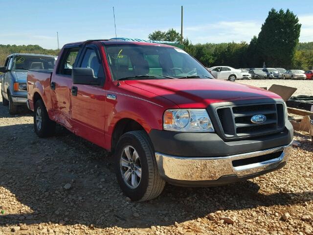 1FTRW12W58FA55369 - 2008 FORD F150 SUPER RED photo 1