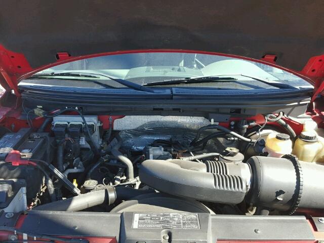 1FTRW12W58FA55369 - 2008 FORD F150 SUPER RED photo 7