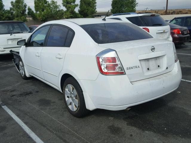 3N1AB61E98L745679 - 2008 NISSAN SENTRA 2.0 WHITE photo 3