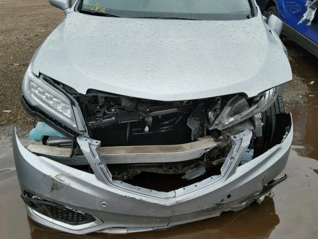 5J8TB3H76HL021859 - 2017 ACURA RDX ADVANC SILVER photo 7