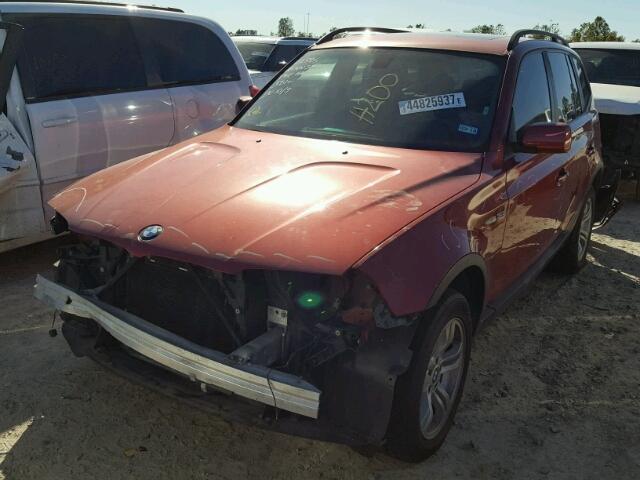 WBXPA93445WD04098 - 2005 BMW X3 3.0I RED photo 2