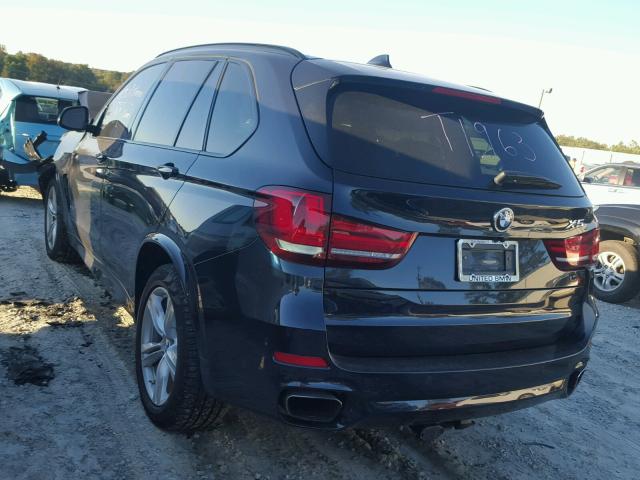 5UXKR0C59G0P34294 - 2016 BMW X5 BLUE photo 3