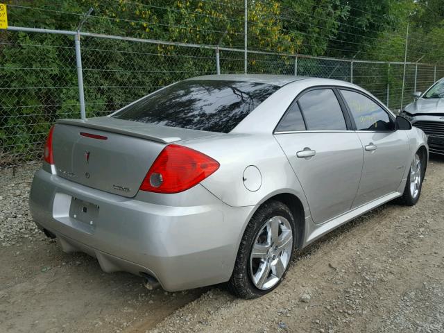 1G2ZM577084276148 - 2008 PONTIAC G6 GXP SILVER photo 4