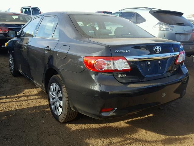 5YFBU4EEXDP082226 - 2013 TOYOTA COROLLA BA BLACK photo 3