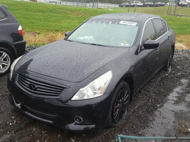 JN1DV6AR5BM651030 - 2011 INFINITI G25 BLACK photo 2