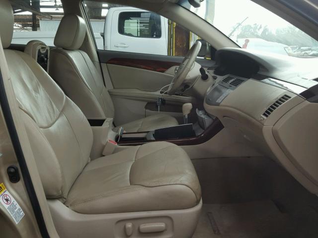4T1BK3DB6AU365871 - 2010 TOYOTA AVALON XL Алтын фото 5