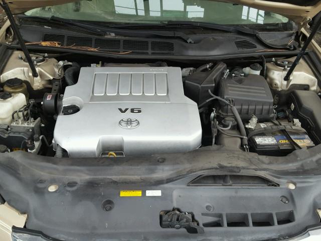 4T1BK3DB6AU365871 - 2010 TOYOTA AVALON XL Алтын фото 7