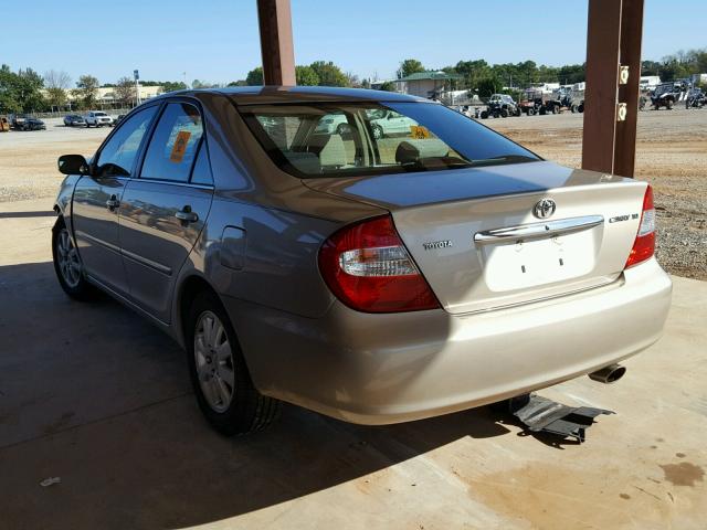 4T1BE32K13U229273 - 2003 TOYOTA CAMRY LE TAN photo 3