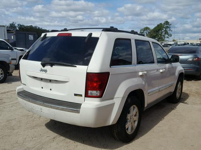 1J8HS58N38C232895 - 2008 JEEP GRAND CHER WHITE photo 4