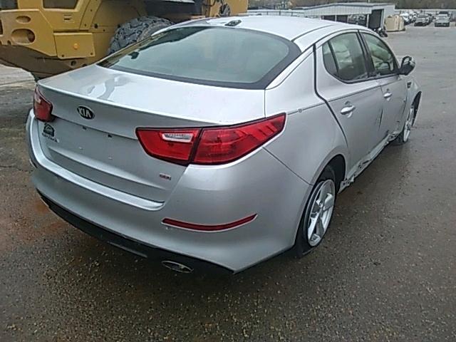 5XXGM4A72FG398731 - 2015 KIA OPTIMA SILVER photo 4