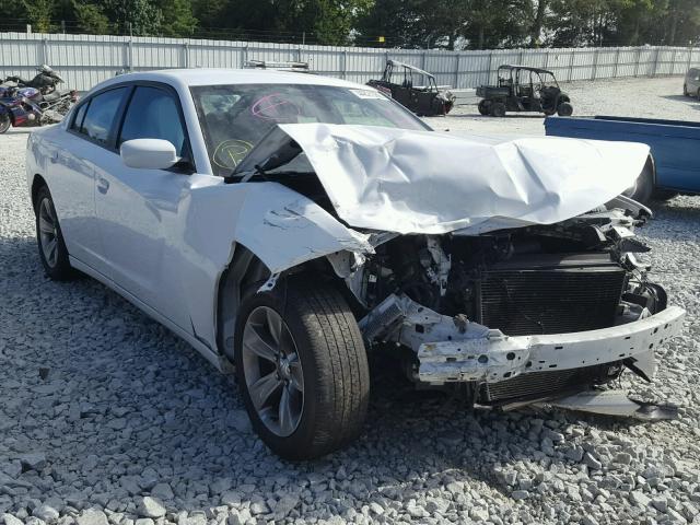 2C3CDXHG2GH266321 - 2016 DODGE CHARGER SX WHITE photo 1