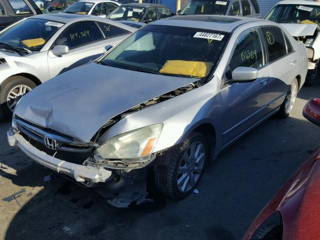 1HGCM66886A027307 - 2006 HONDA ACCORD EX SILVER photo 2