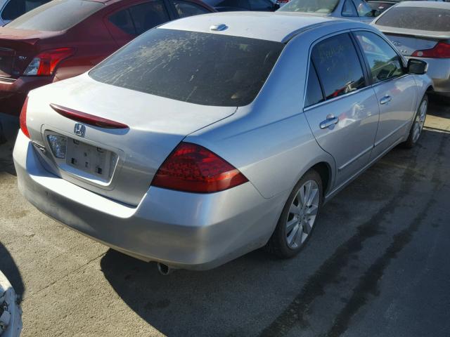 1HGCM66886A027307 - 2006 HONDA ACCORD EX SILVER photo 4