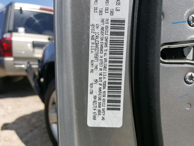 1C4NJCBA0GD705071 - 2016 JEEP COMPASS SP 银色 照片 10