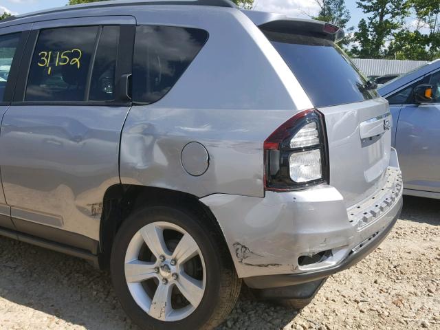 1C4NJCBA0GD705071 - 2016 JEEP COMPASS SP 银色 照片 9