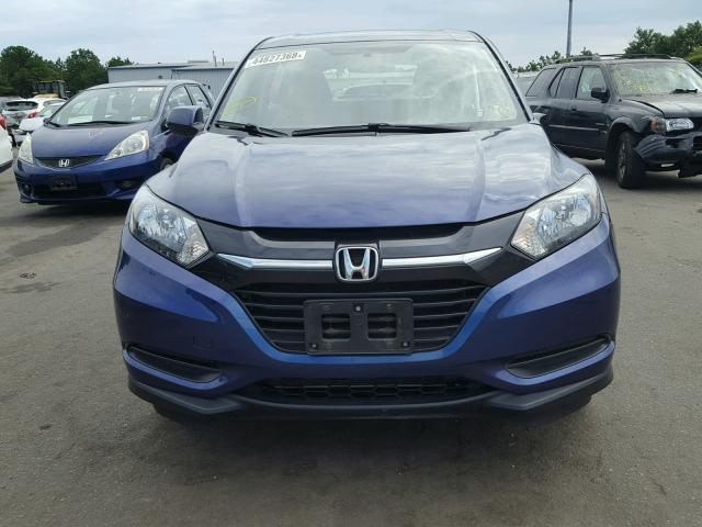 3CZRU6H34GM720884 - 2016 HONDA HR-V LX BLUE photo 10