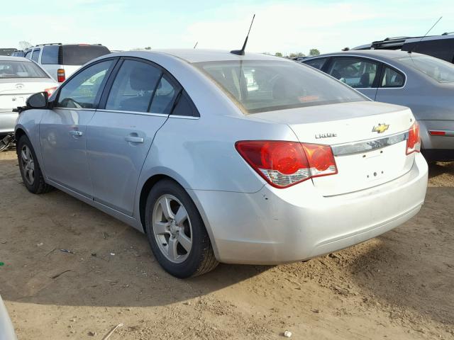 1G1PC5SB1D7319978 - 2013 CHEVROLET CRUZE LT SILVER photo 3