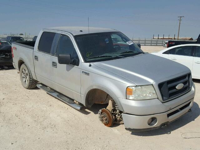 1FTPW14538FA06232 - 2008 FORD F150 SUPER SILVER photo 1