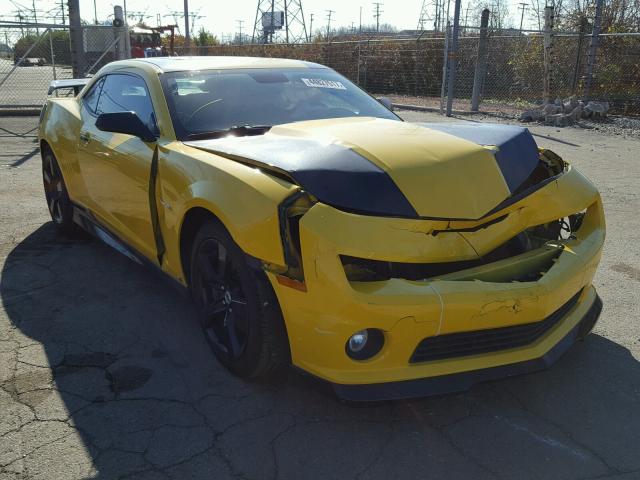 2G1FK1EJ6A9129503 - 2010 CHEVROLET CAMARO SS YELLOW photo 1