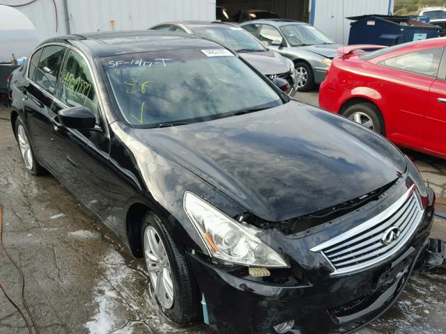 JN1CV6AP7AM401278 - 2010 INFINITI G37 BASE BLACK photo 1