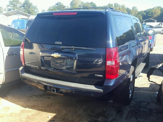 1GNFC16038J252921 - 2008 CHEVROLET SUBURBAN C BLUE photo 4