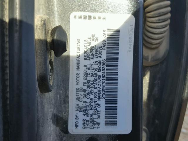 5Y2SM67019Z433986 - 2009 PONTIAC VIBE GRAY photo 10